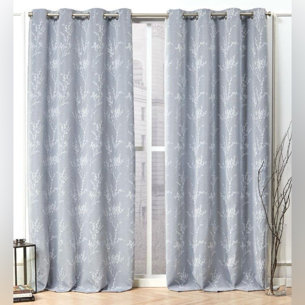 Nicole Miller Turion Grommet Top Curtain Panel Pair 52x96